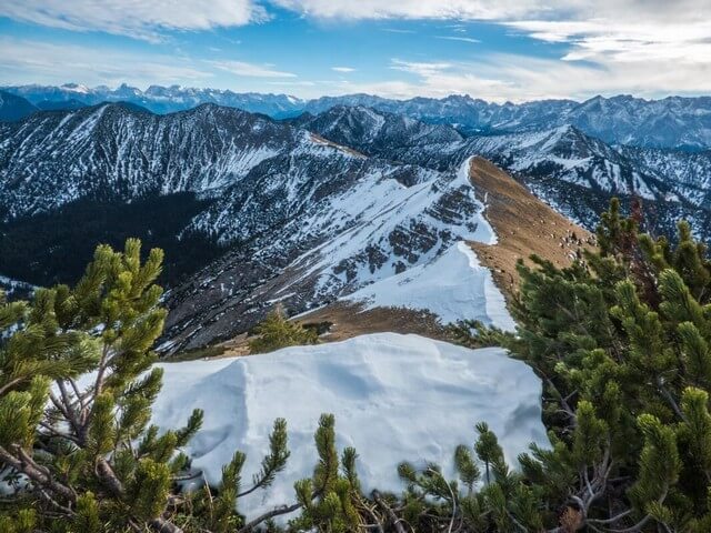 Blick von den Ammergauer Alpen