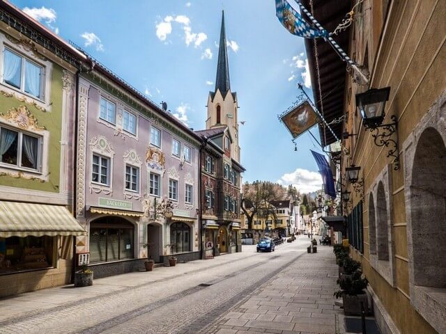 Historische Ludwigsstraße in Partenkirchen